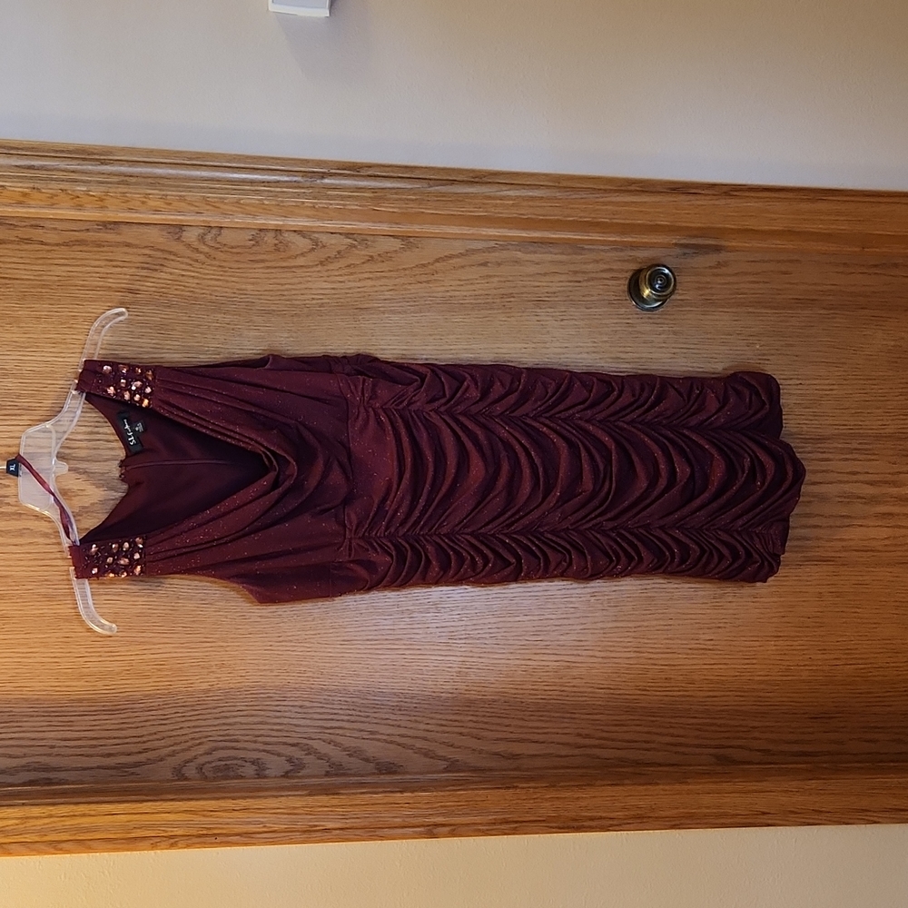 Burgundy Formal Dress